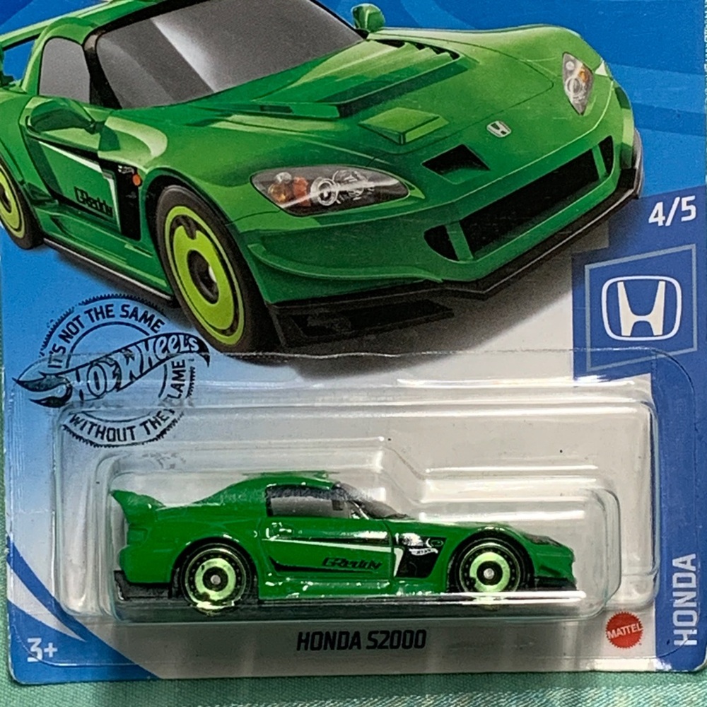 Honda S2000 Green  Toy Car Hot Wheels